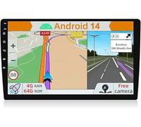 YUNTX PX6 Android 11 Autoradio - 4G | 64G - GPS 1 DIN - Cámara Trasera Gratis - 10.1 Pulgada Pantalla táctil - Soporte Dab/Mandos de Volante/USB/SD / 4G / WiFi/Bluetooth/MirrorLink/Carplay