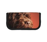 YUNWEIKEJI Adorable Perro cacatúa, Estuche para lápices, Estuche para lápices de Lona Bolsa para cosméticos de Gran Capacidad