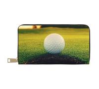 YUNWEIKEJI Agujero de Pelota de Golf, Carteras Cartera de Gran Capacidad para Hombres y Mujeres Carteras Tarjeta de crédito Cartera de Cuero de Microfibra