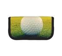 YUNWEIKEJI Agujero de Pelota de Golf, Estuche para lápices, Estuche para lápices de Lona Bolsa para cosméticos de Gran Capacidad