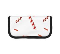 YUNWEIKEJI bastón de Caramelo, Estuche para lápices, Estuche para lápices de Lona Bolsa para cosméticos de Gran Capacidad