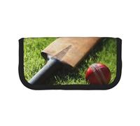 YUNWEIKEJI Bate y Pelota de críquet, Estuche para lápices, Estuche para lápices de Lona Bolsa para cosméticos de Gran Capacidad