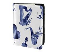 YUNWEIKEJI Blues Saxofón Piano Violonchelo Bajo, Funda para Pasaporte Cartera de Viaje de Cuero PU Funda para Pasaporte Fundas para Pasaporte 5,5 Pulgadas