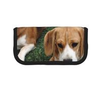 YUNWEIKEJI Cachorros Beagle, Estuche para lápices, Estuche para lápices de Lona Bolsa para cosméticos de Gran Capacidad