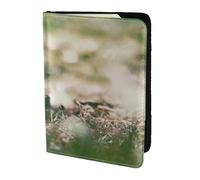 YUNWEIKEJI Campanilla de Primavera Salvaje, Funda para Pasaporte Cartera de Viaje de Cuero PU Funda para Pasaporte Fundas para Pasaporte 5,5 Pulgadas