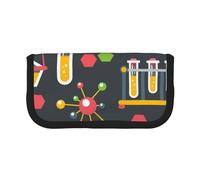 YUNWEIKEJI Ciencia quimica, Estuche para lápices, Estuche para lápices de Lona Bolsa para cosméticos de Gran Capacidad