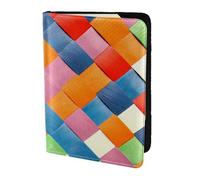 YUNWEIKEJI Cuadros Coloridos Impresos., Funda para Pasaporte Cartera de Viaje de Cuero PU Funda para Pasaporte Fundas para Pasaporte 5,5 Pulgadas