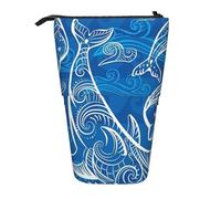 YUNWEIKEJI delfín mágico, Estuche telescópico para lápices, Soporte para lápices con Cremallera, Bolsa de Maquillaje, Bolsa para lápices