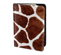 YUNWEIKEJI Diseño de patrón de Jirafa Africana, Funda para Pasaporte Cartera de Viaje de Cuero PU Funda para Pasaporte Fundas para Pasaporte 5,5 Pulgadas