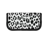 YUNWEIKEJI Fondo De Diseño De Patrones Sin Fisuras De Leopardo, Estuche para lápices, Estuche para lápices de Lona Bolsa para cosméticos de Gran Capacidad