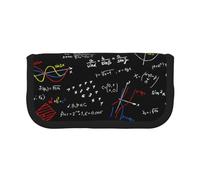 YUNWEIKEJI Fórmulas matemáticas de Ecuaciones matemáticas, Estuche para lápices, Estuche para lápices de Lona Bolsa para cosméticos de Gran Capacidad