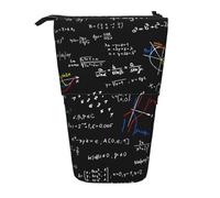 YUNWEIKEJI Fórmulas matemáticas de Ecuaciones matemáticas, Estuche telescópico para lápices, Soporte para lápices con Cremallera, Bolsa de Maquillaje, Bolsa para lápices