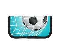 YUNWEIKEJI Fútbol GOL Fútbol Ganar, Estuche para lápices, Estuche para lápices de Lona Bolsa para cosméticos de Gran Capacidad