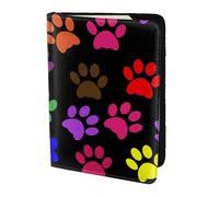 YUNWEIKEJI Huellas de Garras, Funda para Pasaporte Cartera de Viaje de Cuero PU Funda para Pasaporte Fundas para Pasaporte 5,5 Pulgadas