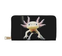 YUNWEIKEJI Impresión de ajolote, Carteras Cartera de Gran Capacidad para Hombres y Mujeres Carteras Tarjeta de crédito Cartera de Cuero de Microfibra