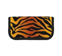 YUNWEIKEJI Impresiones de Tigre, Estuche para lápices, Estuche para lápices de Lona Bolsa para cosméticos de Gran Capacidad