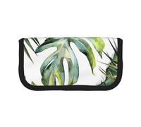 YUNWEIKEJI Jardín Tropical, Estuche para lápices, Estuche para lápices de Lona Bolsa para cosméticos de Gran Capacidad