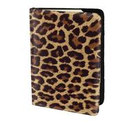 YUNWEIKEJI Leopardo Guepardo Fresco, Funda para Pasaporte Cartera de Viaje de Cuero PU Funda para Pasaporte Fundas para Pasaporte 5,5 Pulgadas