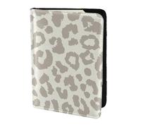 YUNWEIKEJI Leopardo Patrón Marrón, Funda para Pasaporte Cartera de Viaje de Cuero PU Funda para Pasaporte Fundas para Pasaporte 5,5 Pulgadas