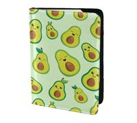 YUNWEIKEJI Lindo Aguacate Impreso., Funda para Pasaporte Cartera de Viaje de Cuero PU Funda para Pasaporte Fundas para Pasaporte 5,5 Pulgadas