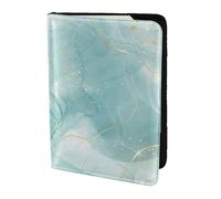 YUNWEIKEJI Mármol Verde Menta Pastel, Funda para Pasaporte Cartera de Viaje de Cuero PU Funda para Pasaporte Fundas para Pasaporte 5,5 Pulgadas