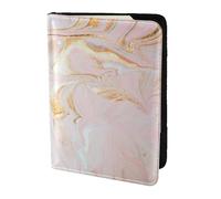 YUNWEIKEJI Marmoleado Pastel Ajustado, Funda para Pasaporte Cartera de Viaje de Cuero PU Funda para Pasaporte Fundas para Pasaporte 5,5 Pulgadas