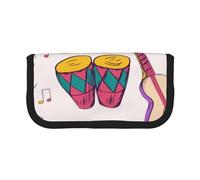 YUNWEIKEJI Music Records Blues Music es el Tema de mi Vida, Estuche para lápices, Estuche para lápices de Lona Bolsa para cosméticos de Gran Capacidad