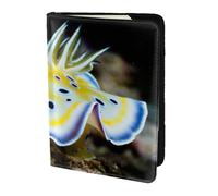 YUNWEIKEJI Nudibranquio Mar Rojo, Funda para Pasaporte Cartera de Viaje de Cuero PU Funda para Pasaporte Fundas para Pasaporte 5,5 Pulgadas