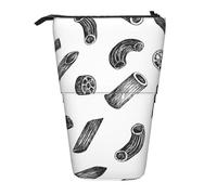 YUNWEIKEJI Pastas Dibujadas a Mano, Estuche telescópico para lápices, Soporte para lápices con Cremallera, Bolsa de Maquillaje, Bolsa para lápices
