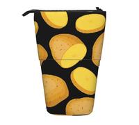 YUNWEIKEJI Patata Vegetal, Estuche telescópico para lápices, Soporte para lápices con Cremallera, Bolsa de Maquillaje, Bolsa para lápices