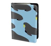 YUNWEIKEJI Patrón Animal morsa, Funda para Pasaporte Cartera de Viaje de Cuero PU Funda para Pasaporte Fundas para Pasaporte 5,5 Pulgadas