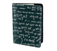 YUNWEIKEJI Patrón de fórmulas matemáticas manuscritas, Funda para Pasaporte Cartera de Viaje de Cuero PU Funda para Pasaporte Fundas para Pasaporte 5,5 Pulgadas