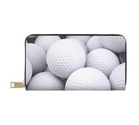 YUNWEIKEJI Patrón de Pelotas de Golf 3D, Carteras Cartera de Gran Capacidad para Hombres y Mujeres Carteras Tarjeta de crédito Cartera de Cuero de Microfibra