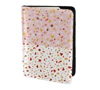YUNWEIKEJI Patrones de terrazo de Vector Transparente, Funda para Pasaporte Cartera de Viaje de Cuero PU Funda para Pasaporte Fundas para Pasaporte 5,5 Pulgadas