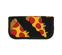 YUNWEIKEJI Pizza Garabato, Estuche para lápices, Estuche para lápices de Lona Bolsa para cosméticos de Gran Capacidad