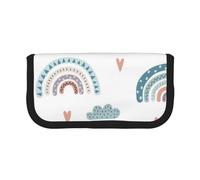 YUNWEIKEJI Precioso Arcoiris, Estuche para lápices, Estuche para lápices de Lona Bolsa para cosméticos de Gran Capacidad