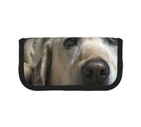 YUNWEIKEJI Precioso Perro Labrador, Estuche para lápices, Estuche para lápices de Lona Bolsa para cosméticos de Gran Capacidad