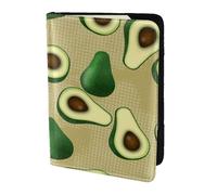 YUNWEIKEJI Punto Aguacate Marrón, Funda para Pasaporte Cartera de Viaje de Cuero PU Funda para Pasaporte Fundas para Pasaporte 5,5 Pulgadas
