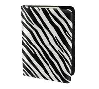 YUNWEIKEJI Raya Cebra Natural, Funda para Pasaporte Cartera de Viaje de Cuero PU Funda para Pasaporte Fundas para Pasaporte 5,5 Pulgadas