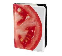 YUNWEIKEJI rodaja de Tomate, Funda para Pasaporte Cartera de Viaje de Cuero PU Funda para Pasaporte Fundas para Pasaporte 5,5 Pulgadas