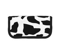 YUNWEIKEJI Vaca (Letra pequeña), Estuche para lápices, Estuche para lápices de Lona Bolsa para cosméticos de Gran Capacidad