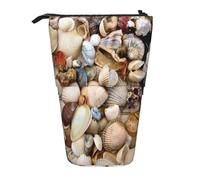 YUNWEIKEJI Varias Conchas, Estuche telescópico para lápices, Soporte para lápices con Cremallera, Bolsa de Maquillaje, Bolsa para lápices