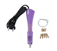 Yunxwd Aplicador de HotFix, Aplicador Strass Hotfix Diamantes de Imitación, Calentador rápido Hot Fix Wand Aplicador Rhinestone Embellishment Tools 110-240V (EU Plug Purple)