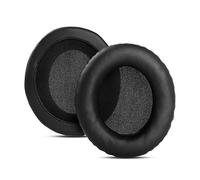 YunYiYi Almohadillas para auriculares de repuesto para auriculares de TV inalámbricos, Cuero sintético, Negro, 2 unidades