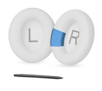 YunYiYi Space Q45 - Almohadillas de repuesto compatibles con auriculares Anker Soundcore Space Q45, almohadillas de piel de proteína, pieza de repuesto (blanco)