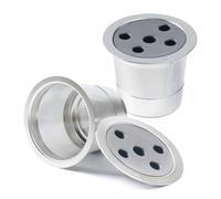 YUNYODA 2 cápsulas de café rellenables compatibles con K-Supreme/K-Supreme Plus, cápsulas de café reutilizables de acero inoxidable con 5 agujeros, filtro de café adecuado para Keurig, 20240226JN