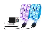 YUNYODA Tiras de luz LED para patinetes eléctricos - Luz Decorativa de Seguridad Plegable e Impermeable para Xiaomi M365 - Luz Nocturna de Colores para patinetes con Mando a Distancia