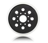 YUNYU Almohadilla de lijado de 125 mm | Diseño de 8 agujeros con sistema de gancho y bucle | Compatible con lijadoras orbitales aleatorias Bosch PEX 300 AE y PEX 400 AE | 1 placa de lijado de dureza