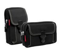 YUNYU Juego de 2 Riñoneras Tácticas Molle - Bolsa para Cintura en Oxford Resistente con Funda para Móvil, Ideal para Senderismo, Camping y Ciclismo