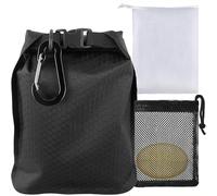 YUNYU Kit de viaje de bolsa de jabón premium con bolsas de malla dobles y clip de mosquetón, impermeable, soporte de secado rápido para baño, ducha, camping, funda compacta para hoteles, gimnasio